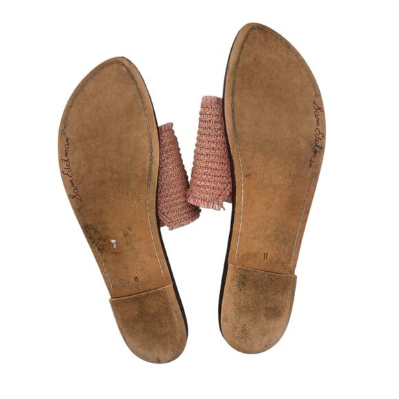 Sam Edelman Glenda Raffia Slides Size 11 Womens Sandals Flats Resort - Picture 5 of 5